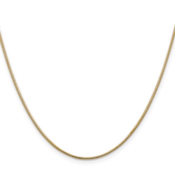 Leslie's 14K 1mm Round Snake Chain — alternate view
