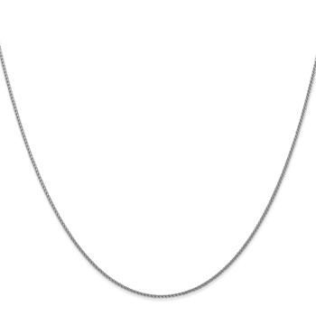 Leslie's 10K White Gold 1mm D/C Spiga Chain — alternate view