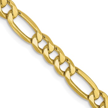 Leslie's 10K 4.75mm Semi-Solid Figaro Chain