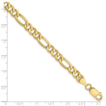 Leslie's 10K 6.6mm Semi-Solid Figaro Chain — alternate view