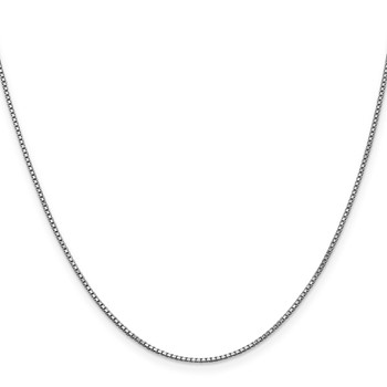 Leslie's 14K White Gold 1mm Box Chain — alternate view