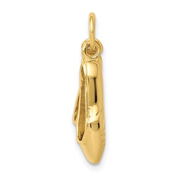 14K 3-D Ballet Slippers Charm — alternate view