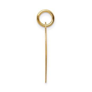 14K HAPPY ANNIVERSARY 18mm Engravable Heart Charm — alternate view