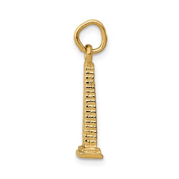 14K 3-D Washington Monument Charm — alternate view