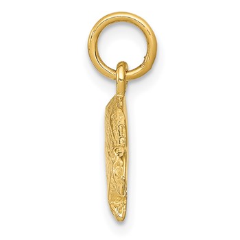 14k Beaver Charm — alternate view