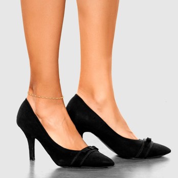 14k and Rose Rhodium X and Hearts 5.5 inch Childs Bracelet — alternate view