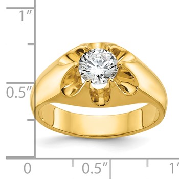 IB Goodman 14k Mens Diamond Ring Mounting — alternate view