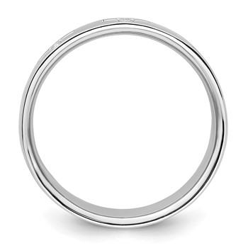 IBGoodman 14k White Gold 1/5 carat Lab Grown Diamond VS/SI+ G+ Complete Cross Men's Ring — alternate view