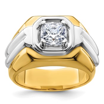 IBGoodman 14k Two-tone Polished Men's Ring Mounting