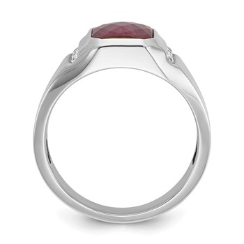 GTS WG DIA/RUBY DOUBLET RING Mounting — alternate view