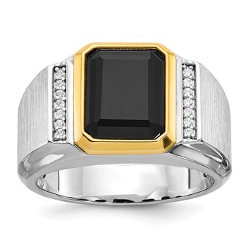 10k Two-Tone Fancy Ring Mounting