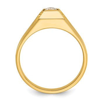 IB Goodman 14k Mens Polished Ring Mounting — alternate view