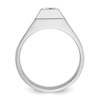 14kw IBGoodman Men's Polished Diamond Ring Mounting — alternate view