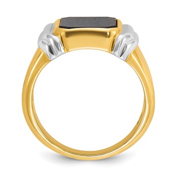 10k Two-Tone Fancy Ring Mounting — alternate view