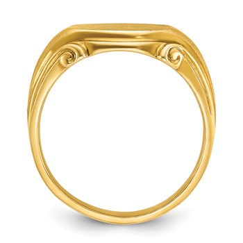 IB Goodman 14k 12x10mm Mens Signet Ring — alternate view