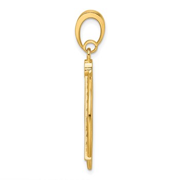 14K IBGoodman Polished Round 32 Degree Masonic Pendant — alternate view