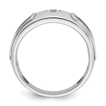 IB Goodman 14k Two-tone Polished and Cut-Out Mens Ring Mounting — alternate view