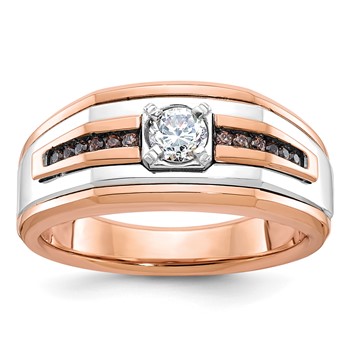 Men's White Gold Solitaire Ring Mounting