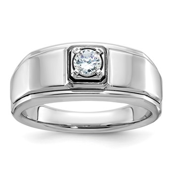 IB Goodman 14k White Gold Mens Diamond Ring Mounting