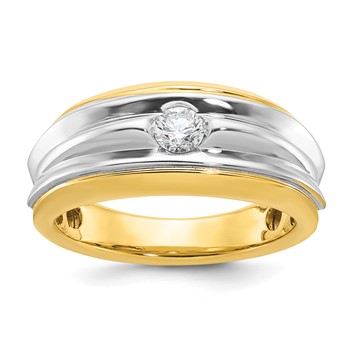 IB Goodman 14k Two-tone Mens Diamond Ring Mounting