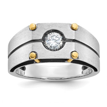 10k Two-Tone Fancy Ring Mounting