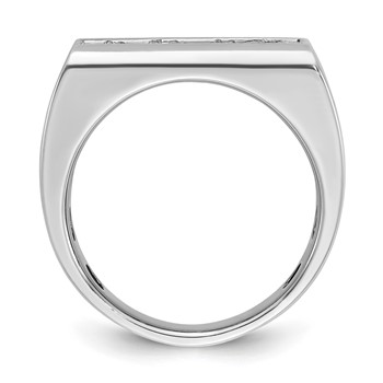 IB Goodman 14k Mens Polished and Satin 5-Stone Ring Mounting — alternate view