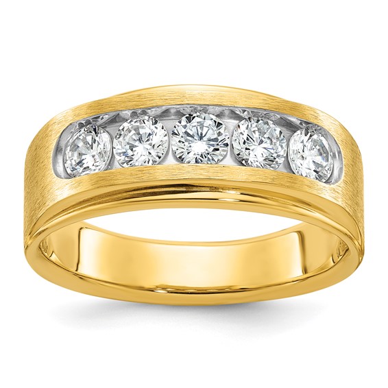 Radiant Reflections Wedding Ring 1/4 ct tw Diamonds 14K Gold