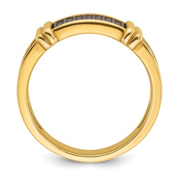 IB Goodman 14k Mens Diamond Ring Mounting — alternate view