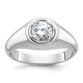 IB Goodman 14k White Gold Mens Diamond Ring Mounting