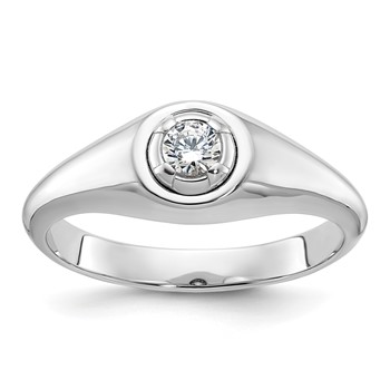 IB Goodman 14k White Gold Mens Diamond Ring Mounting
