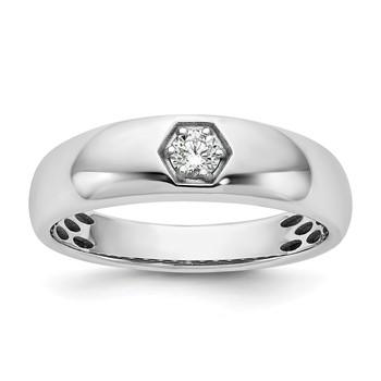 14kw IB Goodman Mens Polished Diamond Ring Mounting