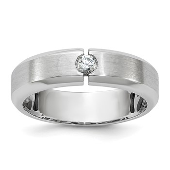 14kw IB Goodman Mens Satin Diamond Ring Mounting