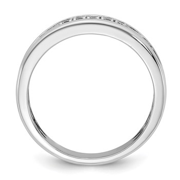 14kw IB Goodman Mens Polished Complete 5-Stone 1/6ct Diamond Ring — alternate view