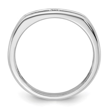 14kw w/Black Rhodium IB Goodman Mens Diamond Ring Mounting — alternate view