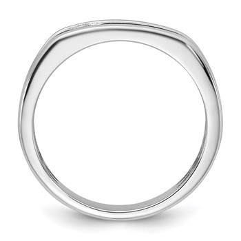 14kw w/Black Rhodium IB Goodman Mens Diamond Ring Mounting — alternate view