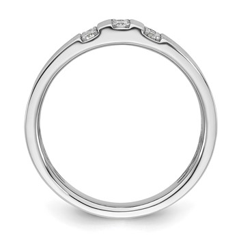 14kw IB Goodman Mens Polished Complete 1/3ct Diamond Ring — alternate view