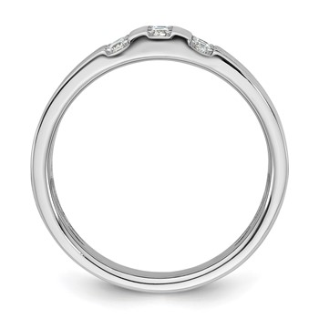 14kw w/Black Rhodium IB Goodman Mens Complete 1/3ct Diamond Ring — alternate view