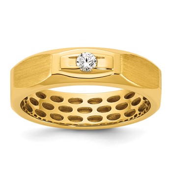 14ky IB Goodman Mens Satin Diamond Ring Mounting