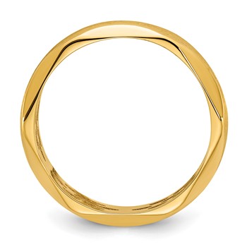 14k IB Goodman Mens Satin 4.7mm Ring — alternate view