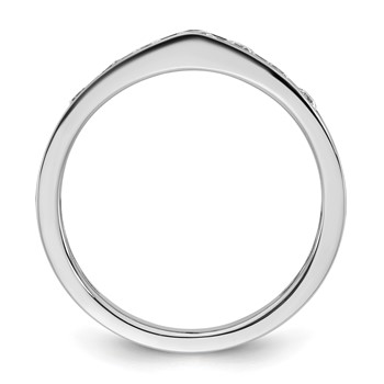 14kw w/Black RH IB Goodman Complete 7-Stone 5/8ct Diamond Ring — alternate view