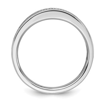 14kw Antiqued IB Goodman Scroll Design Mens Diamond Ring Mounting — alternate view