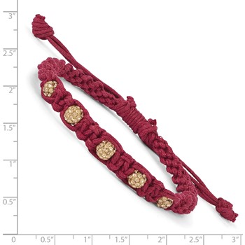 Crystal Macrame Bracelet — alternate view