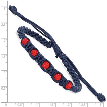 Crystal Macrame Bracelet — alternate view