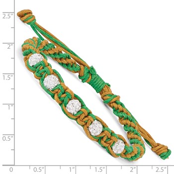 Crystal Macrame Bracelet — alternate view