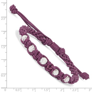 Crystal Macrame Bracelet — alternate view
