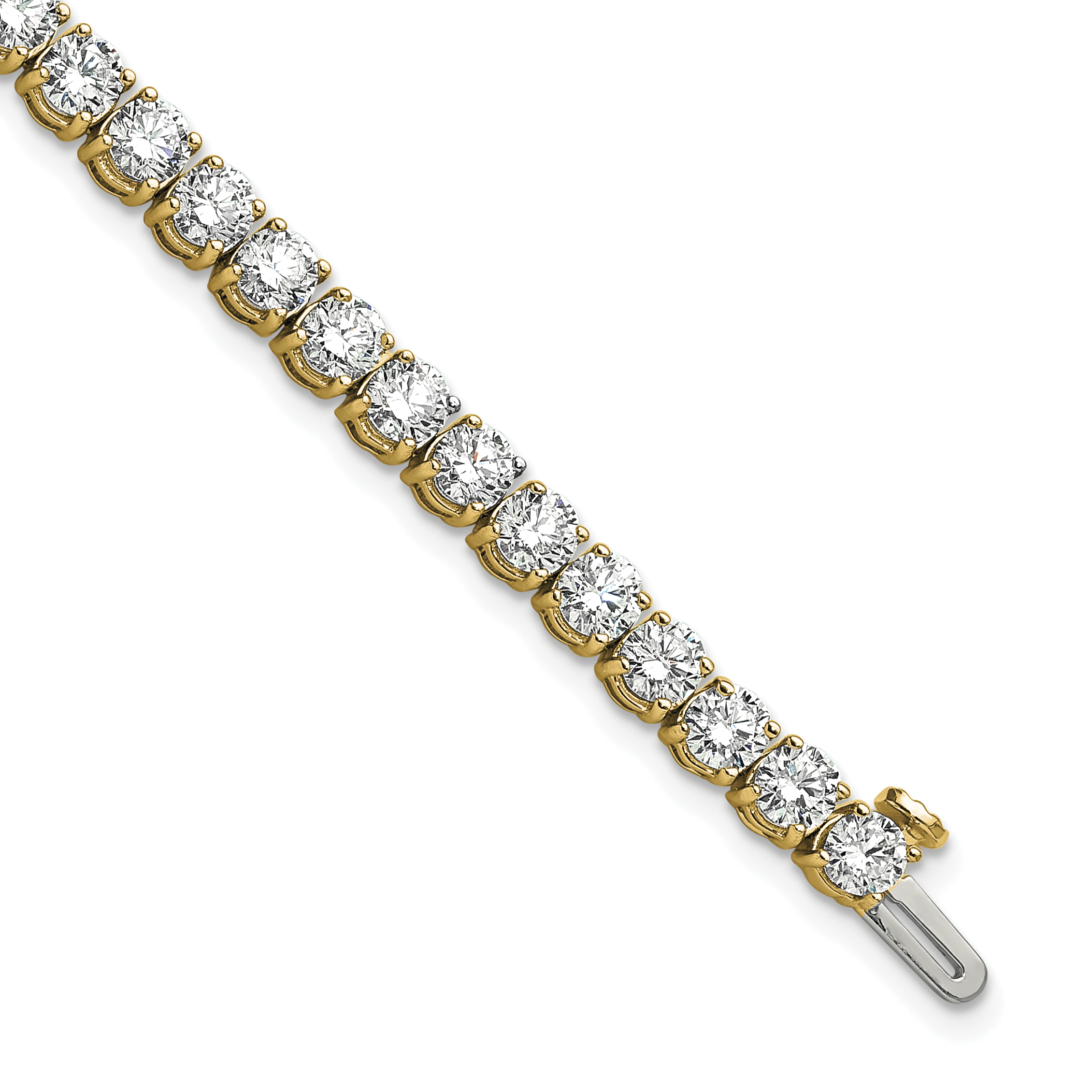 10k 9ct Lab Grown Diamond VS+ F+ Complete Tennis Bracelet