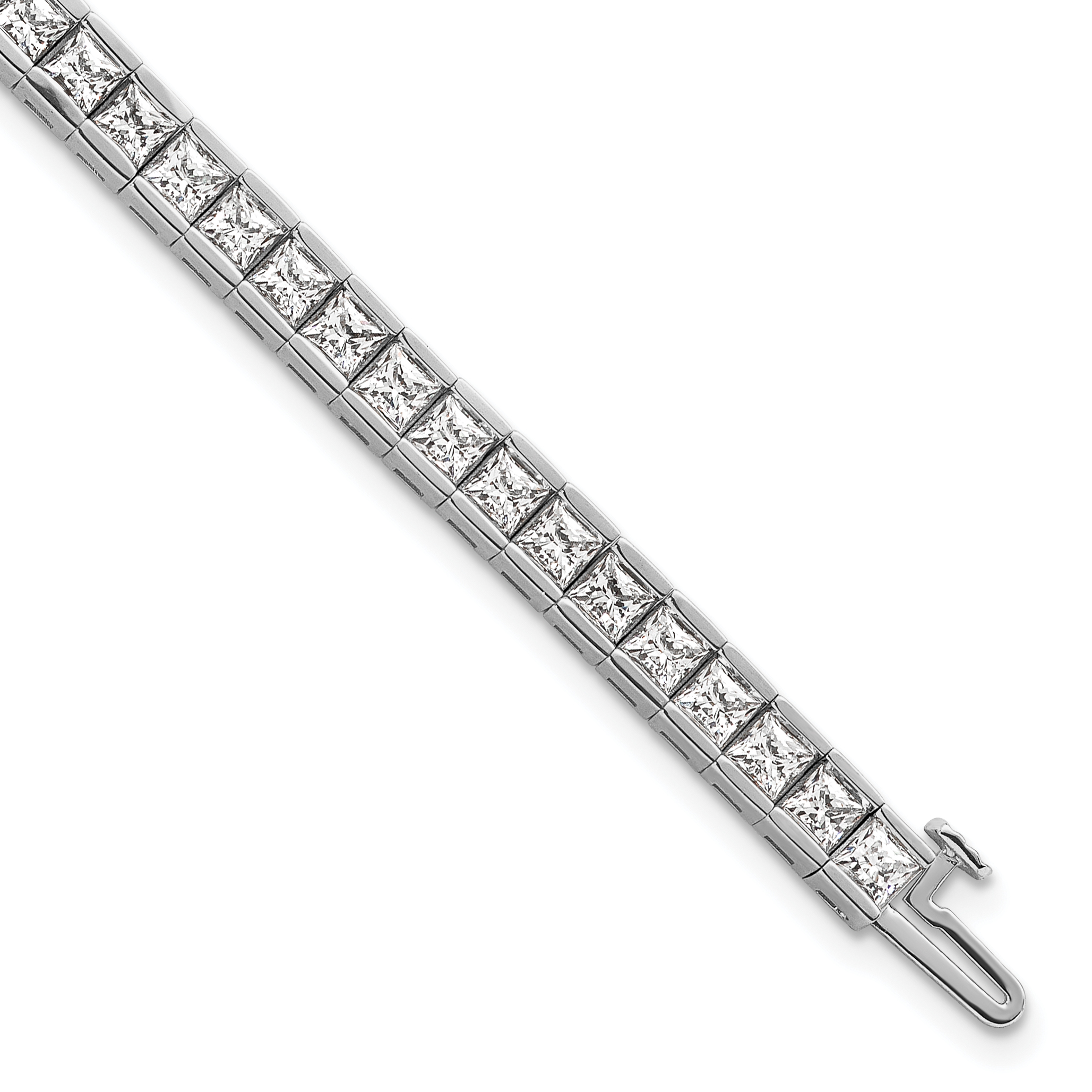 Artificial Diamonds Princess Diamond Tennis Bracelet, Weight: 25 Gram at Rs  150000 in Jaipur