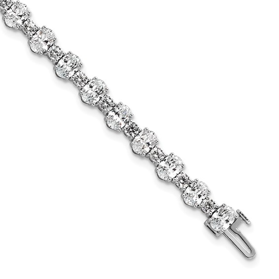 14K White Gold Braided Center Band-91078w14