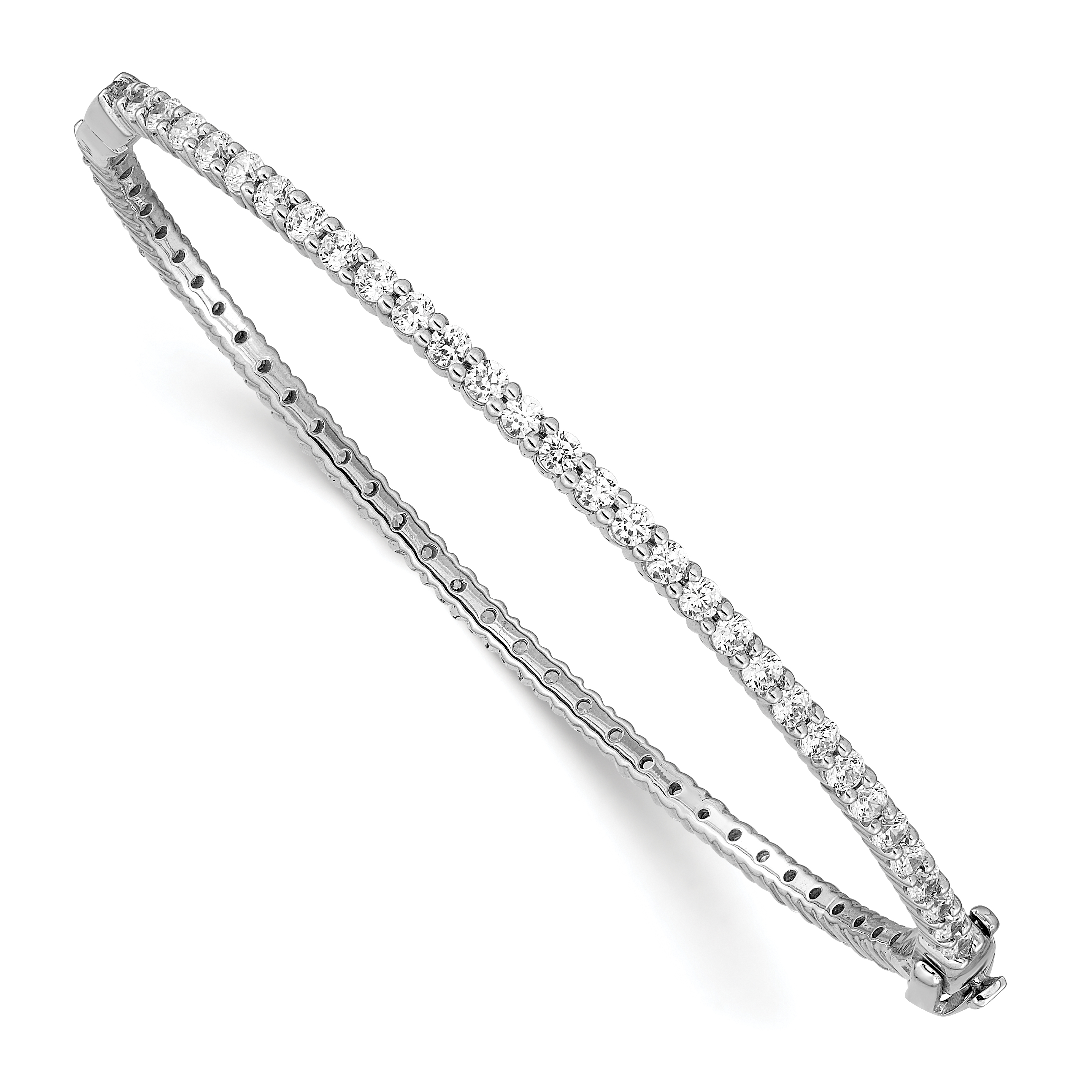 10kw 2 1/2ct Lab Grown Diamond VS/SI+ G+ Complete Eternity Bangle