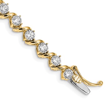 14k Yellow Gold Bracelet Mounting Only